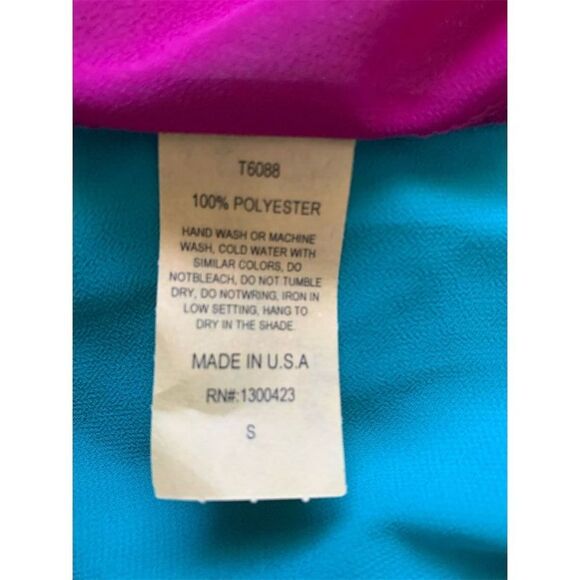 Shasa Women's Sleeveless Colorblock Top Size S Multicolor - Picture 12 of 13